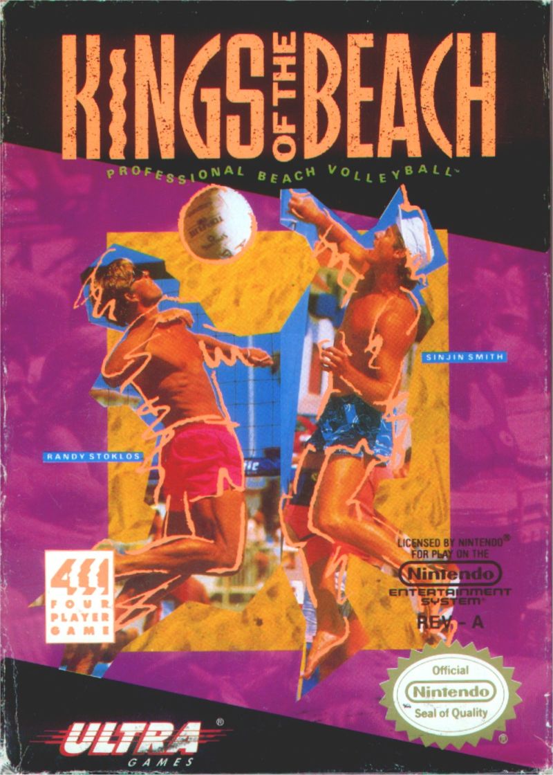 NES: KINGS OF THE BEACH (GAME) - Click Image to Close